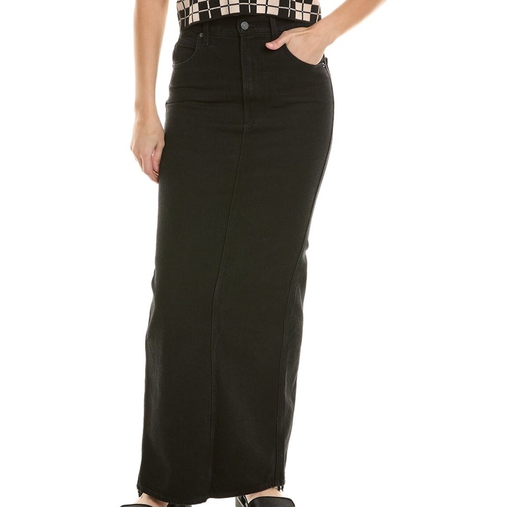 Mother snacks black denim skirt size 28 worn once